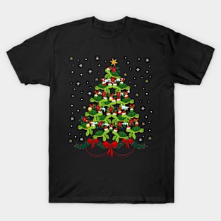 Sea Turtles Lover Xmas Gift Sea Turtle Christmas Tree T-Shirt